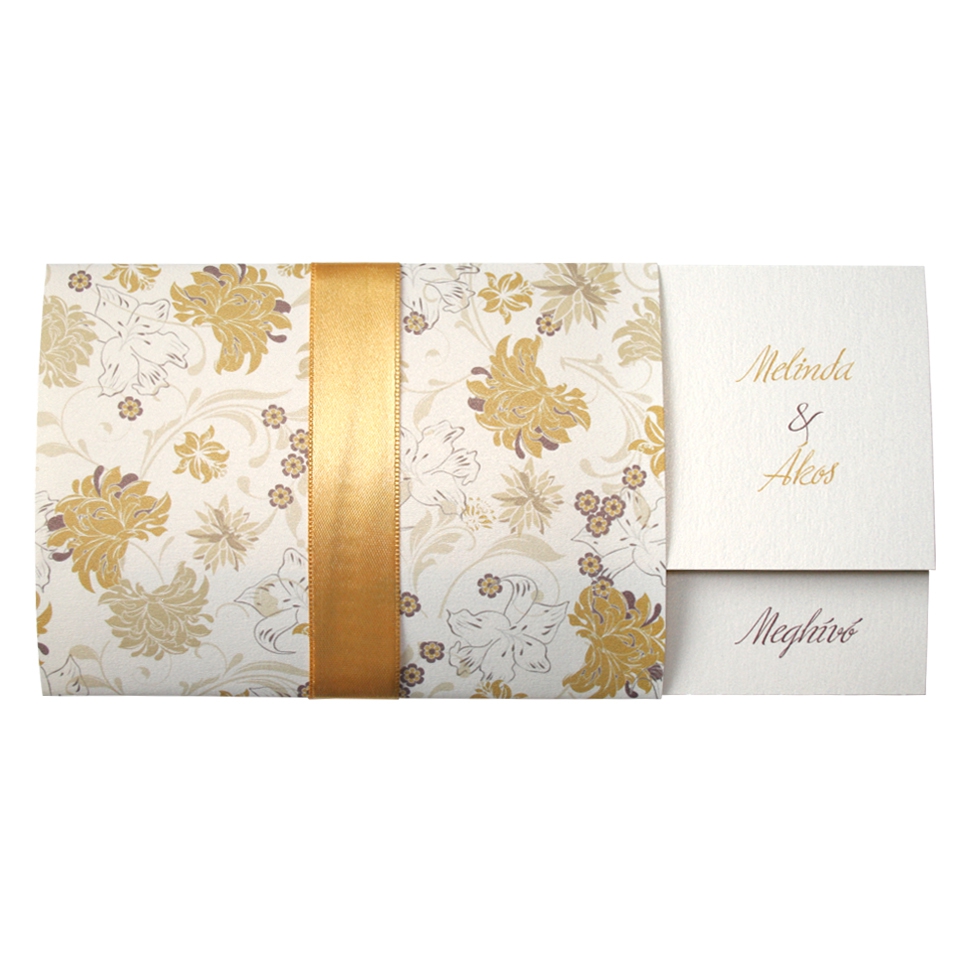 Royal Gold Pocketfold LA43 esküvői meghívó